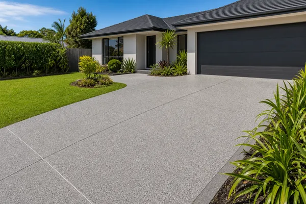 Concrete resurfacing Bayside Brisbane driveway